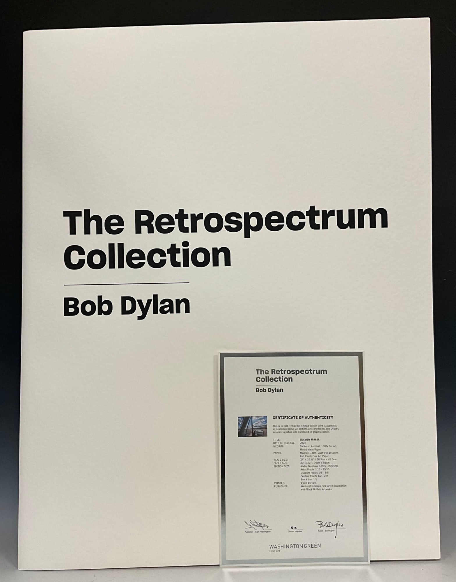 Bob Dylan (b1941) ‘Sideview Mirror’, Retrospectrum Collection, Editioned, Print, Certifi - 5