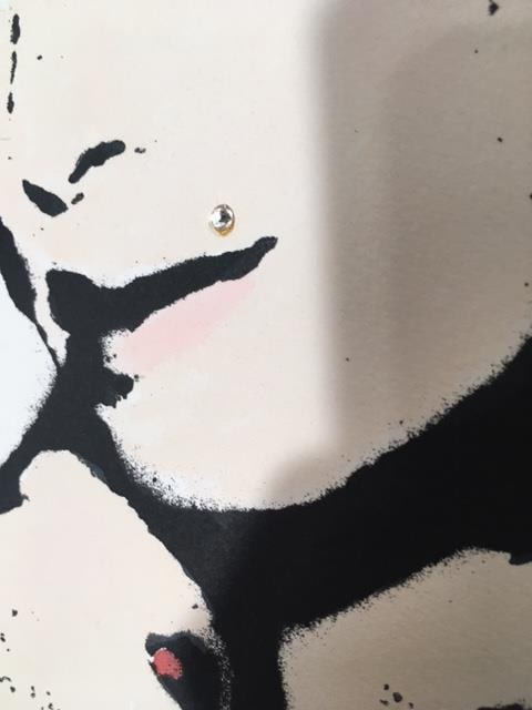 BAMBI (b.1982) Amy Jade (Red) Screenprint, Hand Finished, Titled, Signed, COA, Editioned, 2015 - 7