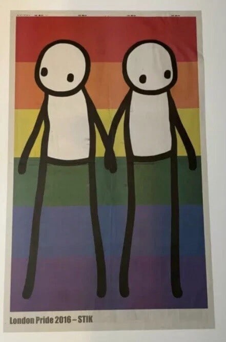 Stik (b.1979) 'London Pride' Hackney Today Newspaper and Bonus Print, Limited Edition, 2016 (1 of 3)