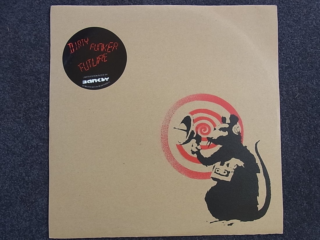 Banksy Limited Edition (1000) Radar Rat Record & Cover As Seen In Museums. Free Post In UK 2008: Title: Banksy Limited Edition (1000) Radar Rat Record & Cover As Seen In Museums. Free Post In UK 2008 Description: Red on Grey, a record & Cover from the limited edition of only 1000 made