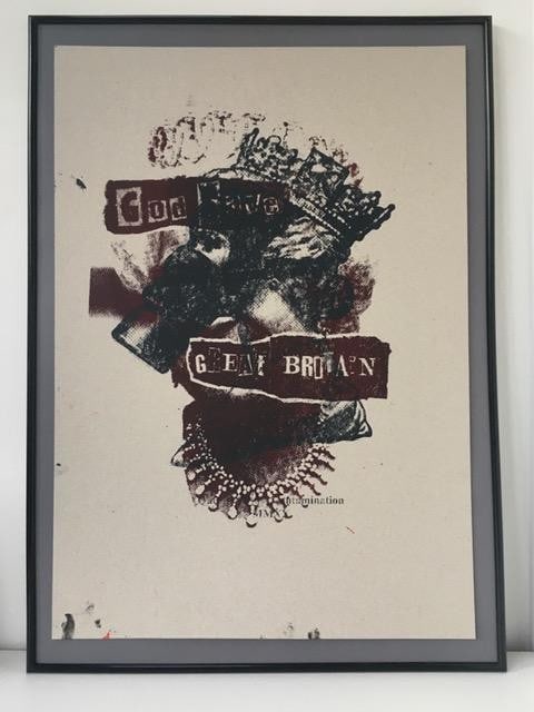 Jamie Reid (1947-2023) James Cauty (b.1956) 'God Save Great Britain', Screenprint, Test Proof, Fr... - 10