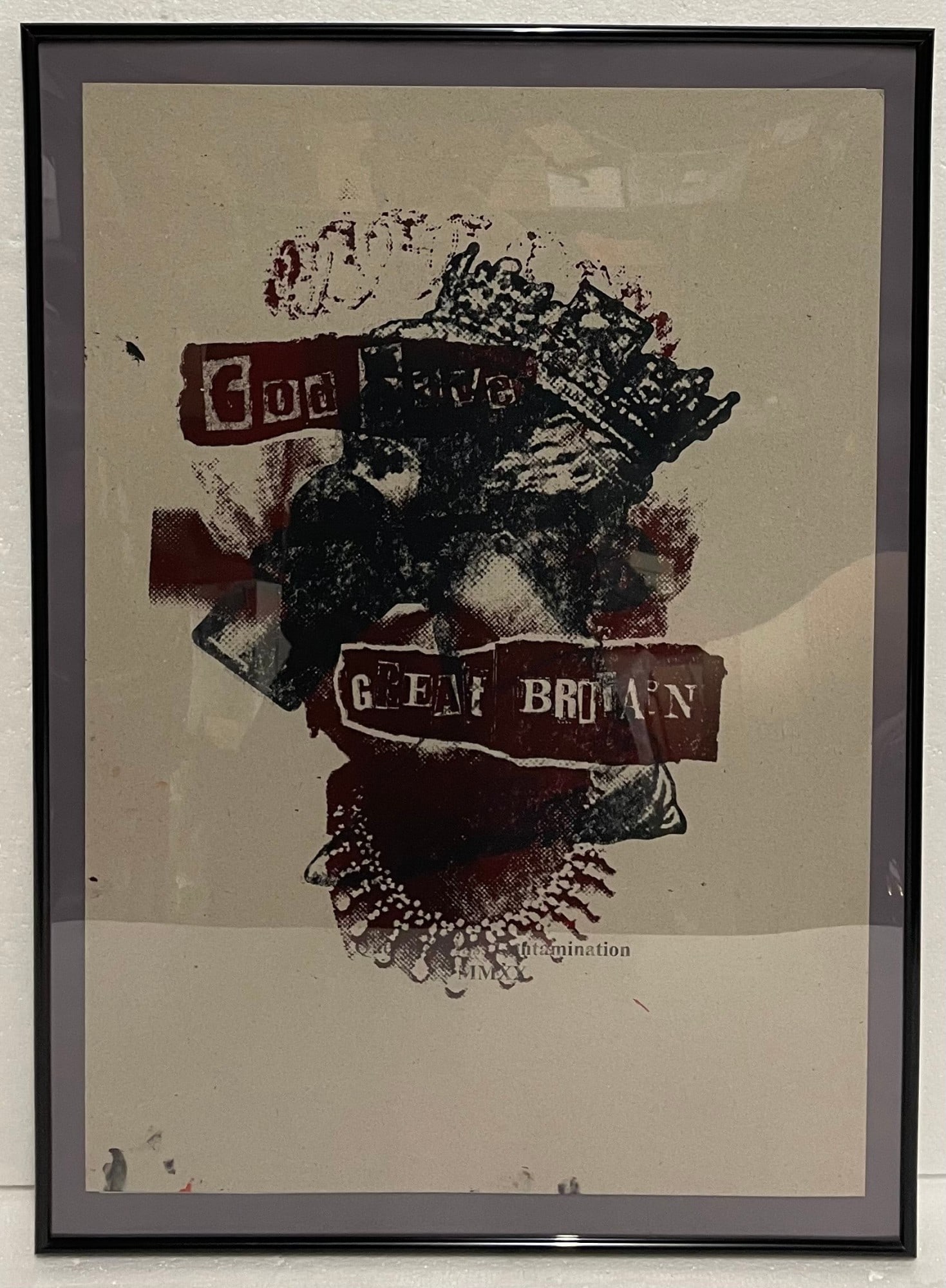 Jamie Reid (1947-2023) James Cauty (b.1956) 'God Save Great Britain', Screenprint, Test Proof, Fr... (1 of 10)