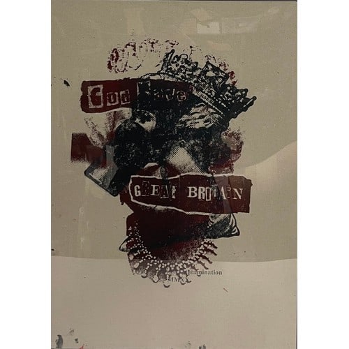Jamie Reid (1947-2023) James Cauty (b.1956) 'God Save Great Britain', Screenprint, Test Proof, Fr... - 2