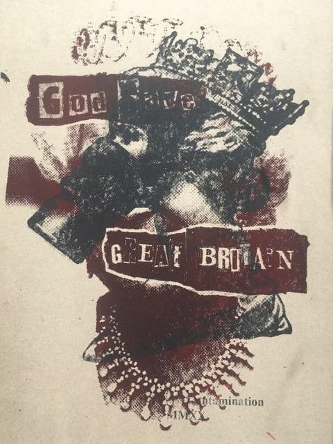 Jamie Reid (1947-2023) James Cauty (b.1956) 'God Save Great Britain', Screenprint, Test Proof, Fr... - 8