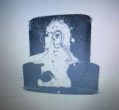 Nick Walker (B 1969-) Black Nozzle, 2007, Screenprint In Black With Early Apish Angel Blind Stamp - 6