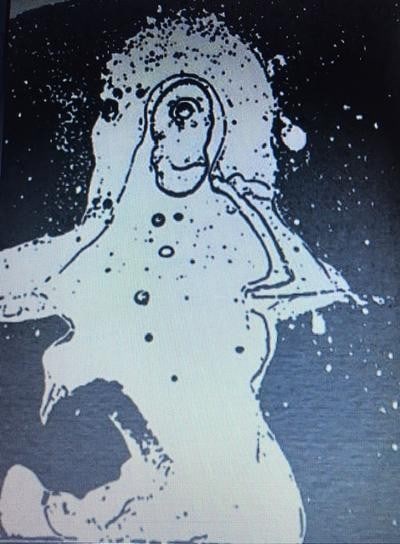 Nick Walker (B 1969-) Black Nozzle, 2007, Screenprint In Black With Early Apish Angel Blind Stamp - 9