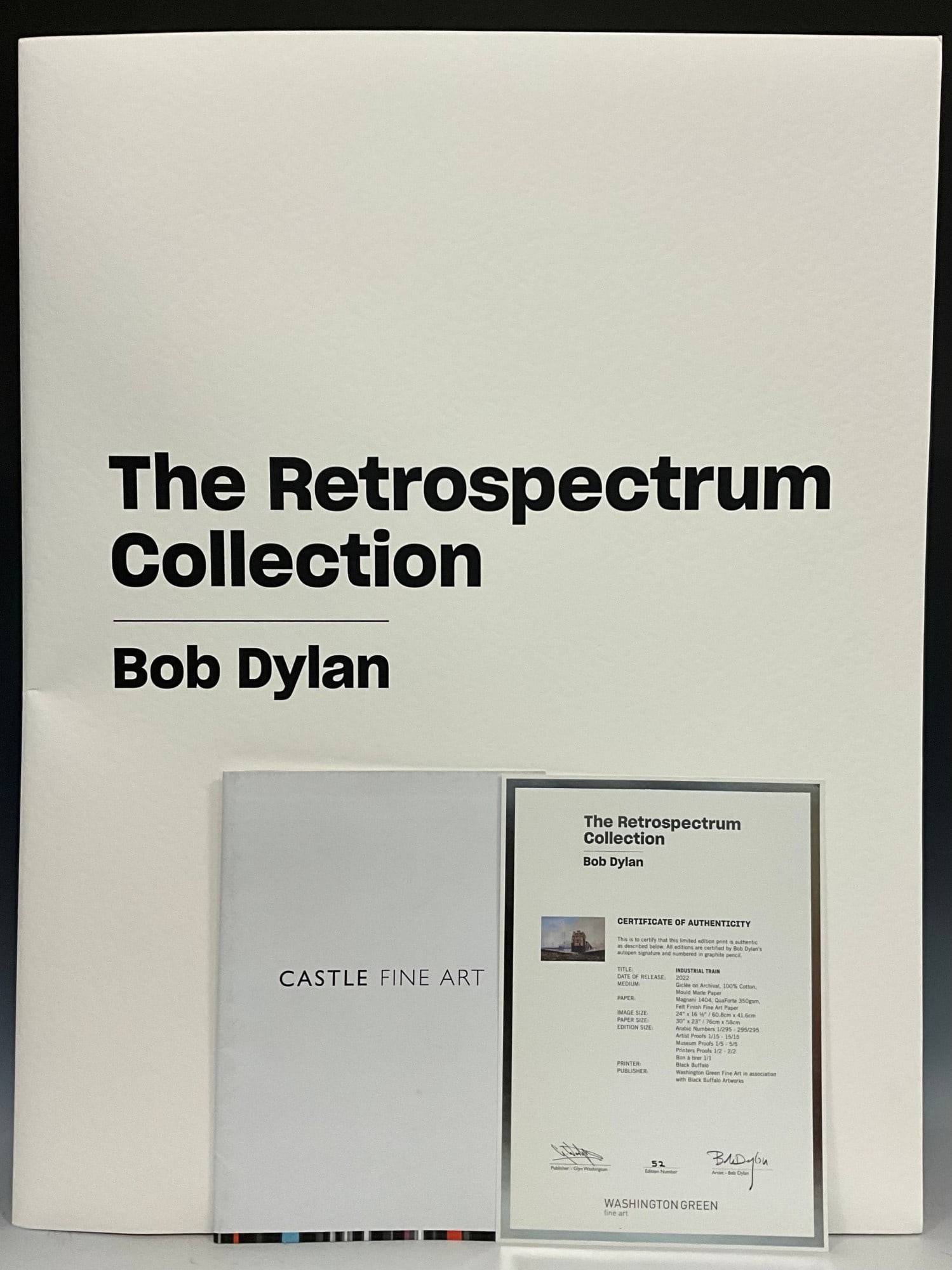 Bob Dylan (b1941) ‘Industrial Train’, Retrospectrum Collection, Editioned, Print, Certif - 5