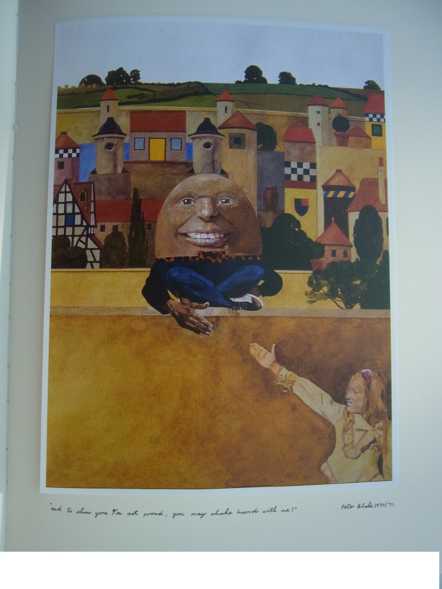 Sir Peter Blake RA Alice Copy of Signed COA (Beatles Sgt Peppers) Limited Edition 500: Title: Sir Peter Blake RA Alice Copy of Signed COA (Beatles Sgt Peppers) Limited Edition 500 Description: Sir Peter Blake RA, friend of David Hockney, perhaps best known for his Alice in Wonderland /