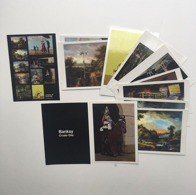 Banksy (b.1974) ‘Crude Oils Postcards’ Based On The Infamous Westbourne Grove Exhibition (1 of 14)