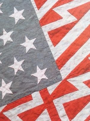 Faile (b 1975 & 76) ‘Star Spangled Shadows’ Screen print on Linen paper Signed, Limited  - 5