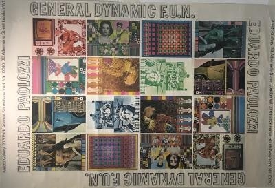 Eduardo Paolozzi(British, 1924-2005)'General Dynamic F.U.N' Lithographic Gallery Print Original 1... - 4