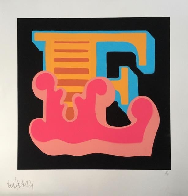 BEN EINE (b.1970) ‘SEX’ Three ways, Circus Shutter Font -Signed, limited edition, screen - 5