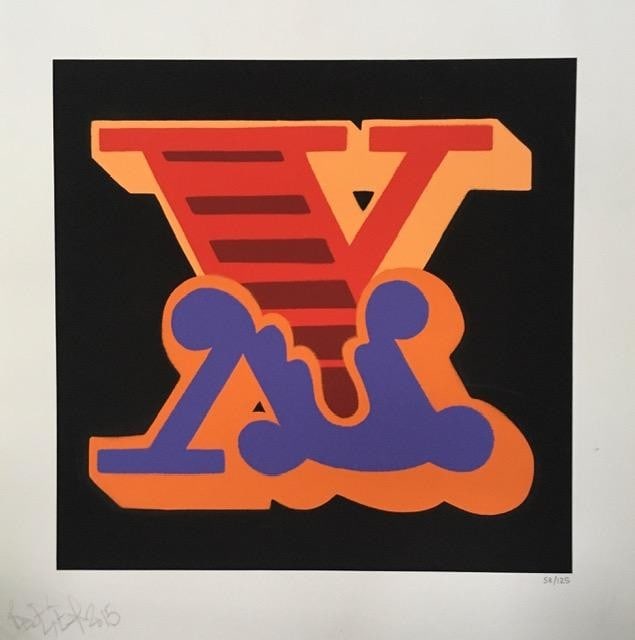 BEN EINE (b.1970) ‘SEX’ Three ways, Circus Shutter Font -Signed, limited edition, screen - 8
