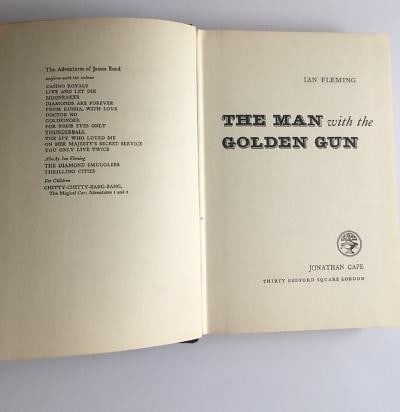 James Bond, Display Pair of Ist Edition Books, Jon Cape, Cover by R. Chopping, Framed, Editioned... - 12