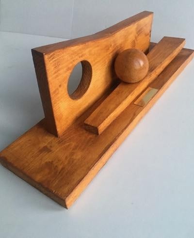 Barbara Hepworth (1903-75) Maquette of BH 81 'Ball, Hole and Plane' Sculpture From (1936) - 12
