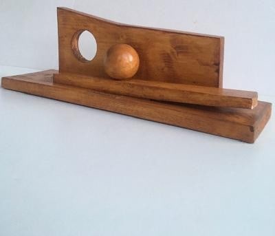Barbara Hepworth (1903-75) Maquette of BH 81 'Ball, Hole and Plane' Sculpture From (1936) - 13