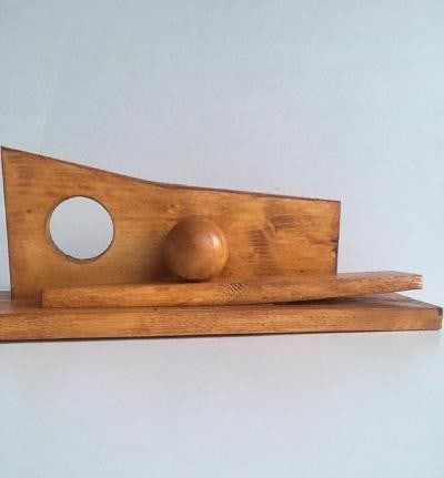 Barbara Hepworth (1903-75) Maquette of BH 81 'Ball, Hole and Plane' Sculpture From (1936) - 14