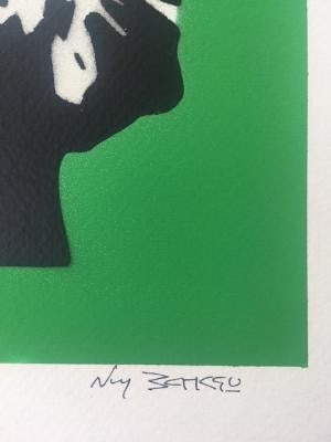 Banksy Not Banksy, 'Rude Copper' Screenprint, Signed, Editioned, COA 2018 - 4