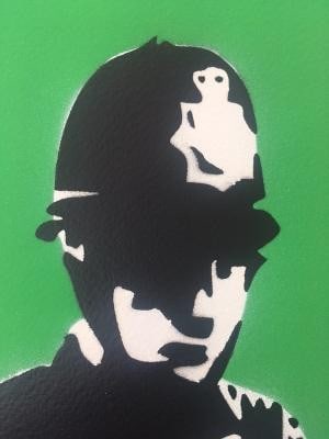 Banksy Not Banksy, 'Rude Copper' Screenprint, Signed, Editioned, COA 2018 - 6