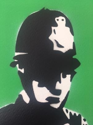 Banksy Not Banksy, 'Rude Copper' Screenprint, Signed, Editioned, COA 2018 - 8