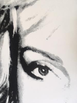 ANDY WARHOL (1928-87) ‘Debbie Harry-Red Lips’, White Colourway, Large, 36 x 36 inch, 197 - 10