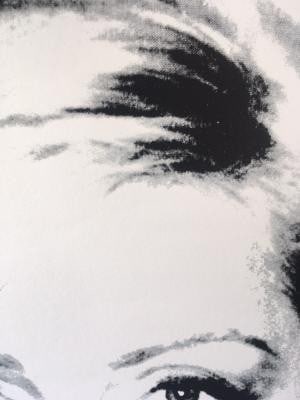 ANDY WARHOL (1928-87) ‘Debbie Harry-Red Lips’, White Colourway, Large, 36 x 36 inch, 197 - 13