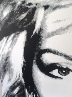 ANDY WARHOL (1928-87) ‘Debbie Harry-Red Lips’, White Colourway, Large, 36 x 36 inch, 197 - 14
