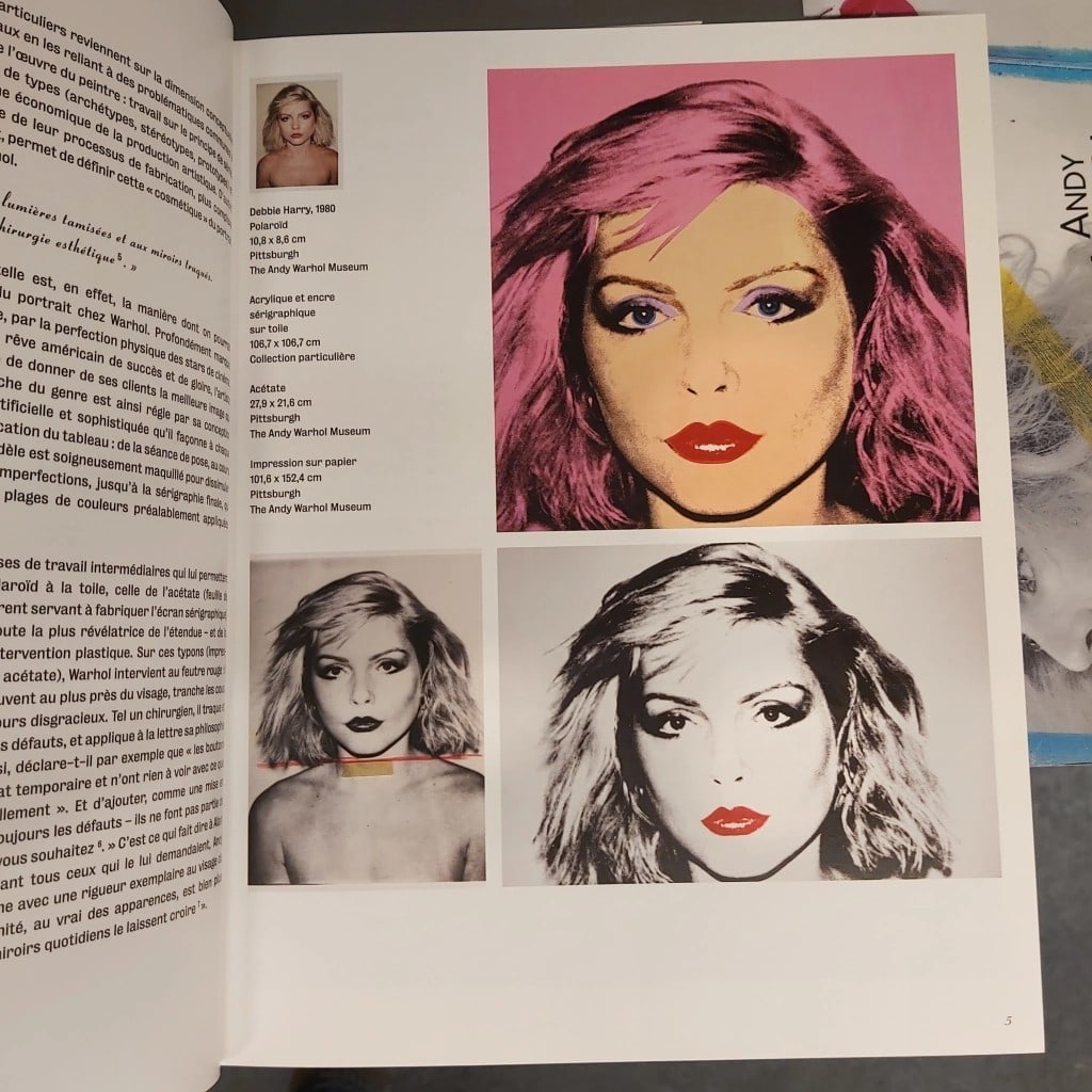 ANDY WARHOL (1928-87) ‘Debbie Harry-Red Lips’, White Colourway, Large, 36 x 36 inch, 197 - 17