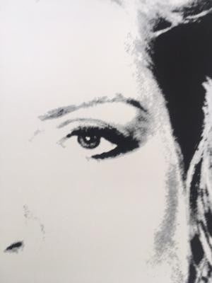 ANDY WARHOL (1928-87) ‘Debbie Harry-Red Lips’, White Colourway, Large, 36 x 36 inch, 197 - 4