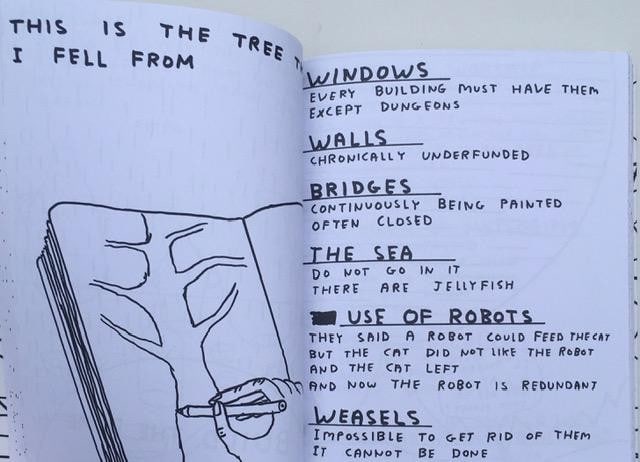 Title: David Shrigley OBE (b1968) ‘Fully Coherent Plan: For A New and Better Society’, E - 7