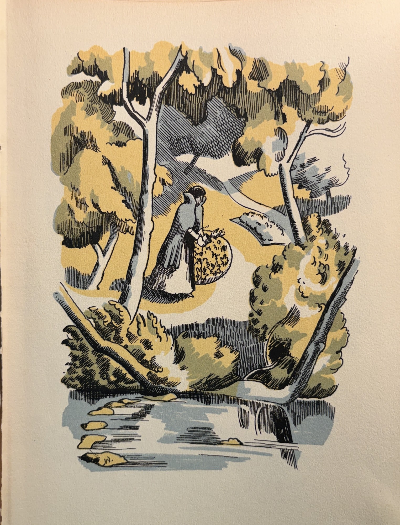 Vintage 1931 Original John Nash Lithograph Free UK Post. Matted: Title: Vintage 1931 Original John Nash Lithograph Free UK Post. Matted Description: This is an original Lithograph, plate signed measuring 23 x 16 cm and comes in professionally cut mount, ready to