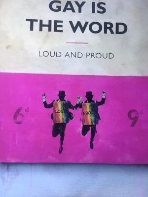 Son of Innes (b 1977) ‘Gay Is The Word’,Penguin Classics Genre,Edition, Giclee Print,Sig - 2