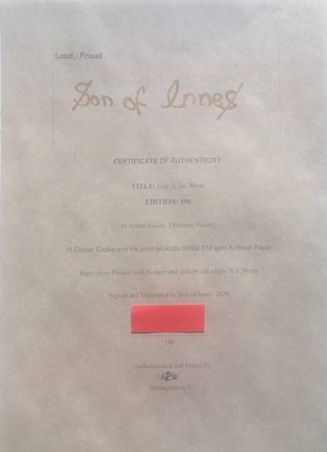 Son of Innes (b 1977) ‘Gay Is The Word’,Penguin Classics Genre,Edition, Giclee Print,Sig - 4