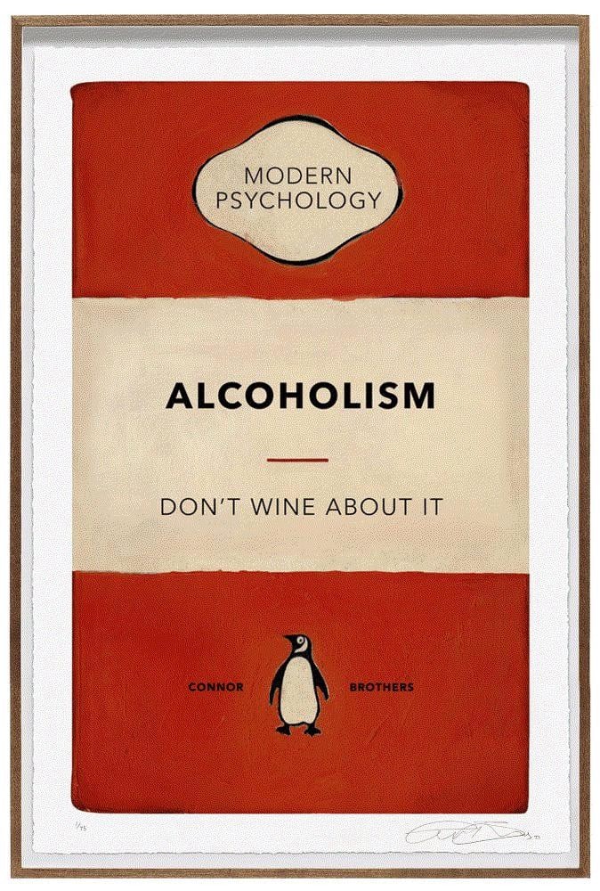 The Connor Brothers, Alcoholism, 2023: Title: The Connor Brothers, Alcoholism, 2023 Description: Artist: The Connor Brothers Title: Alcoholism, 2023 Medium: Giclée print with silkscreen varnish 75 x 50cm 
