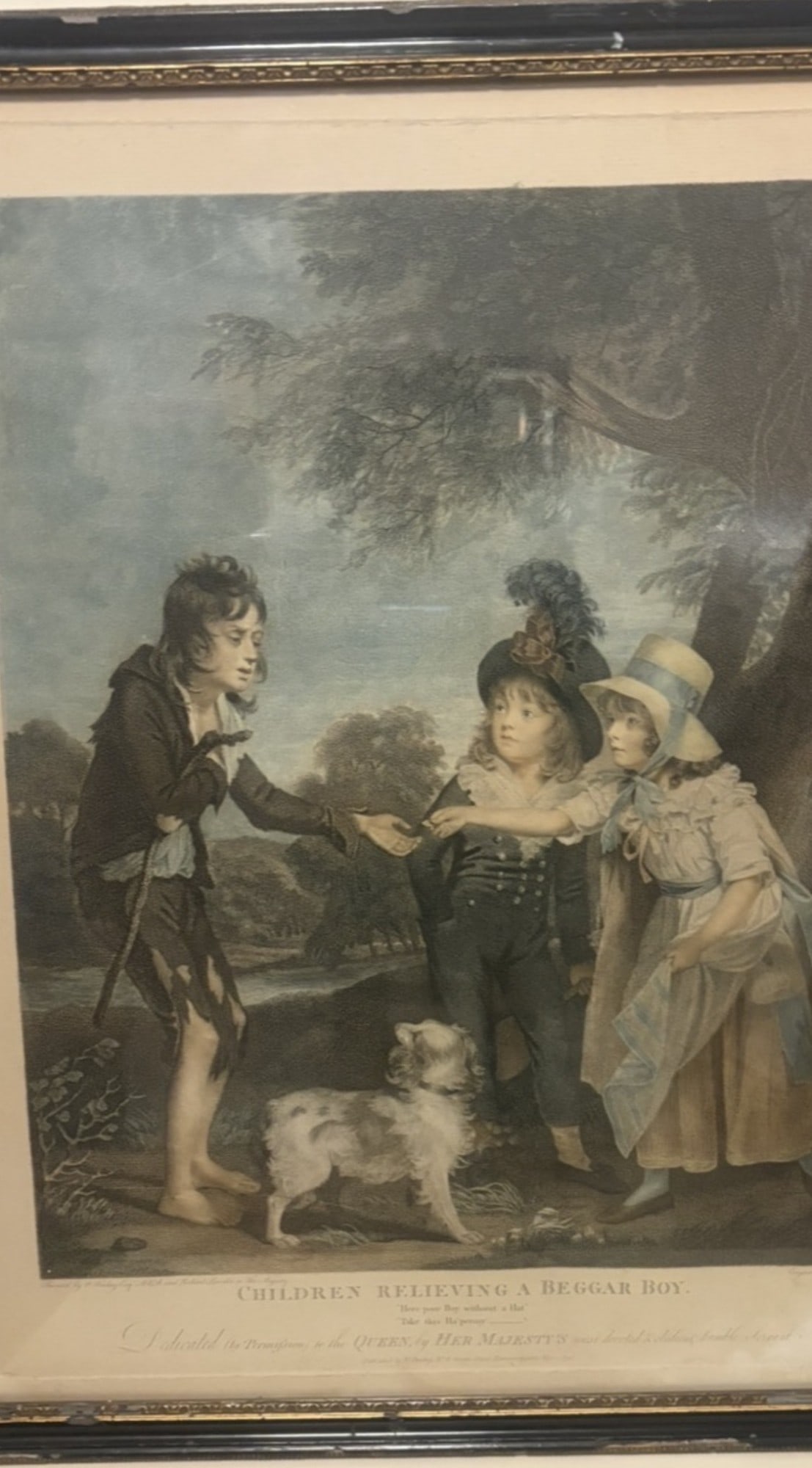 After Sir William Beechey (1753-1839) “ Children Relieving A Beggar - 2