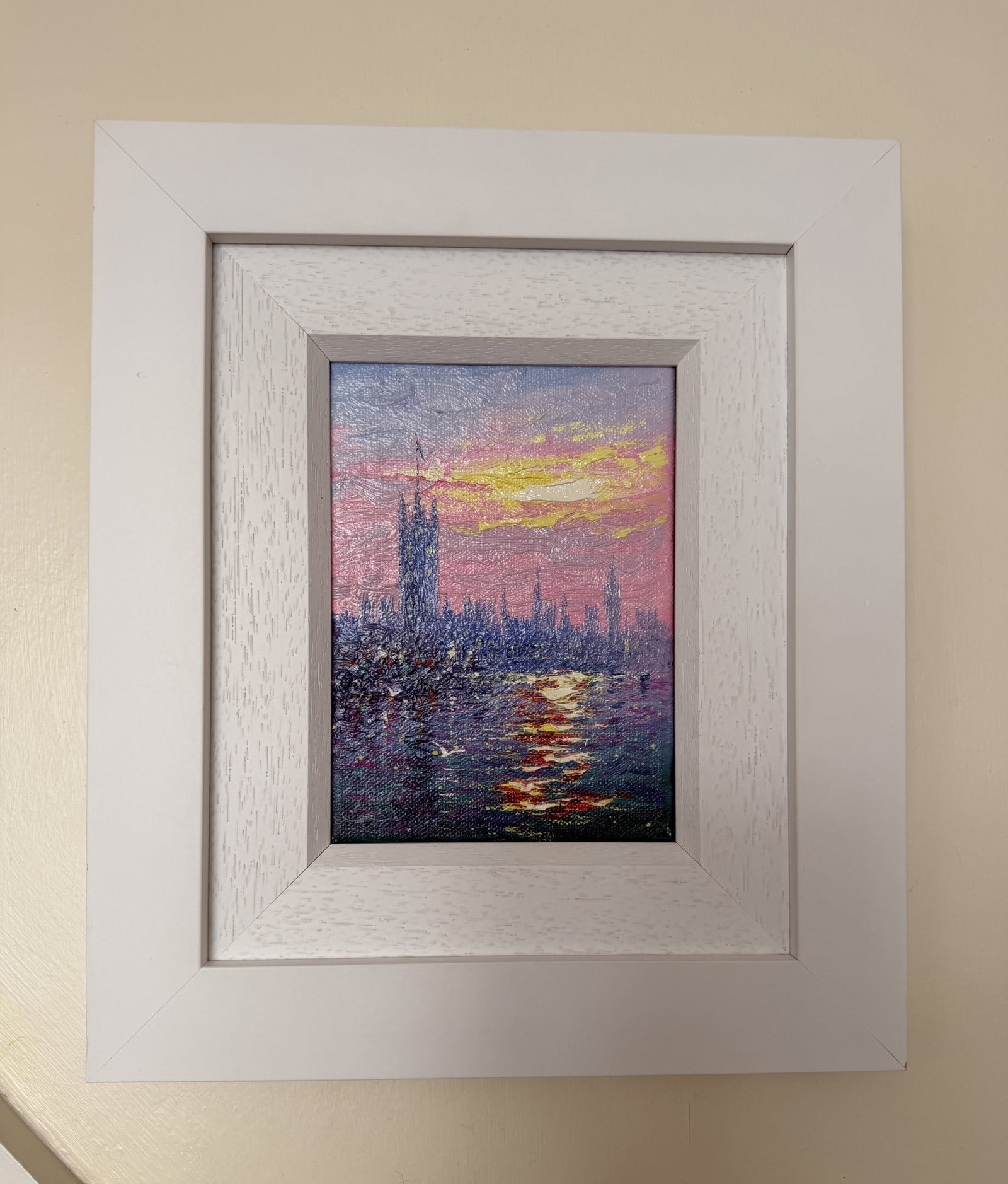 'Sunshine Sparkle Westminster' Original oil on canvas by Andrew Grant Kurtis (1 of 12)