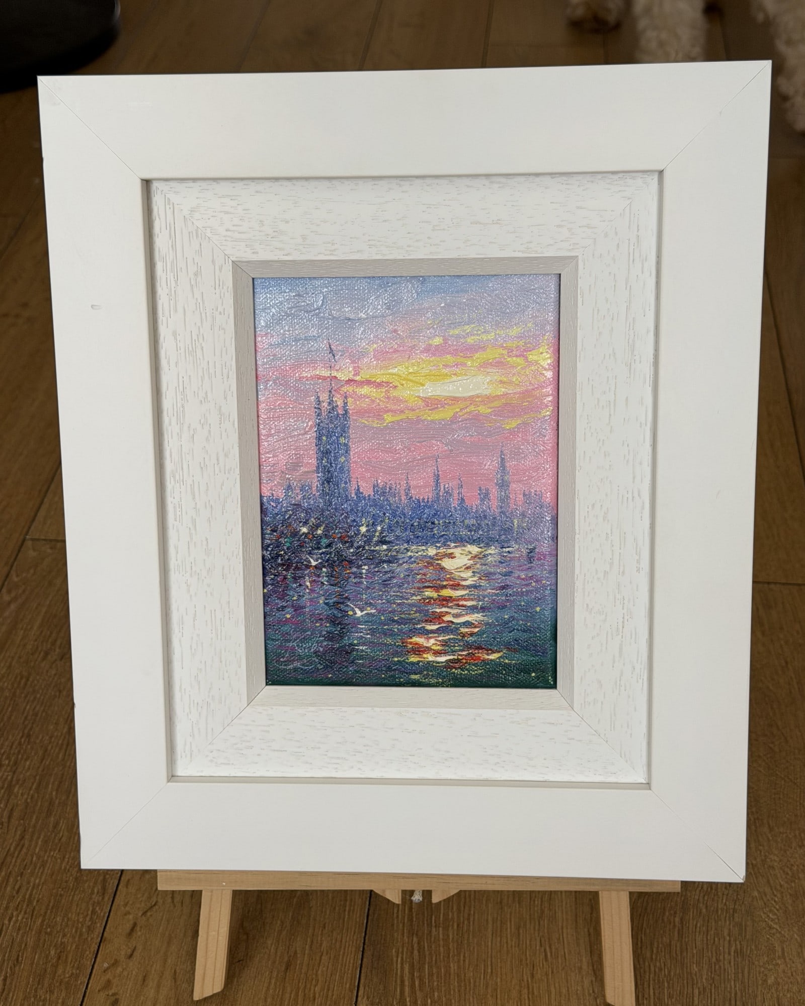 'Sunshine Sparkle Westminster' Original oil on canvas by Andrew Grant Kurtis - 3