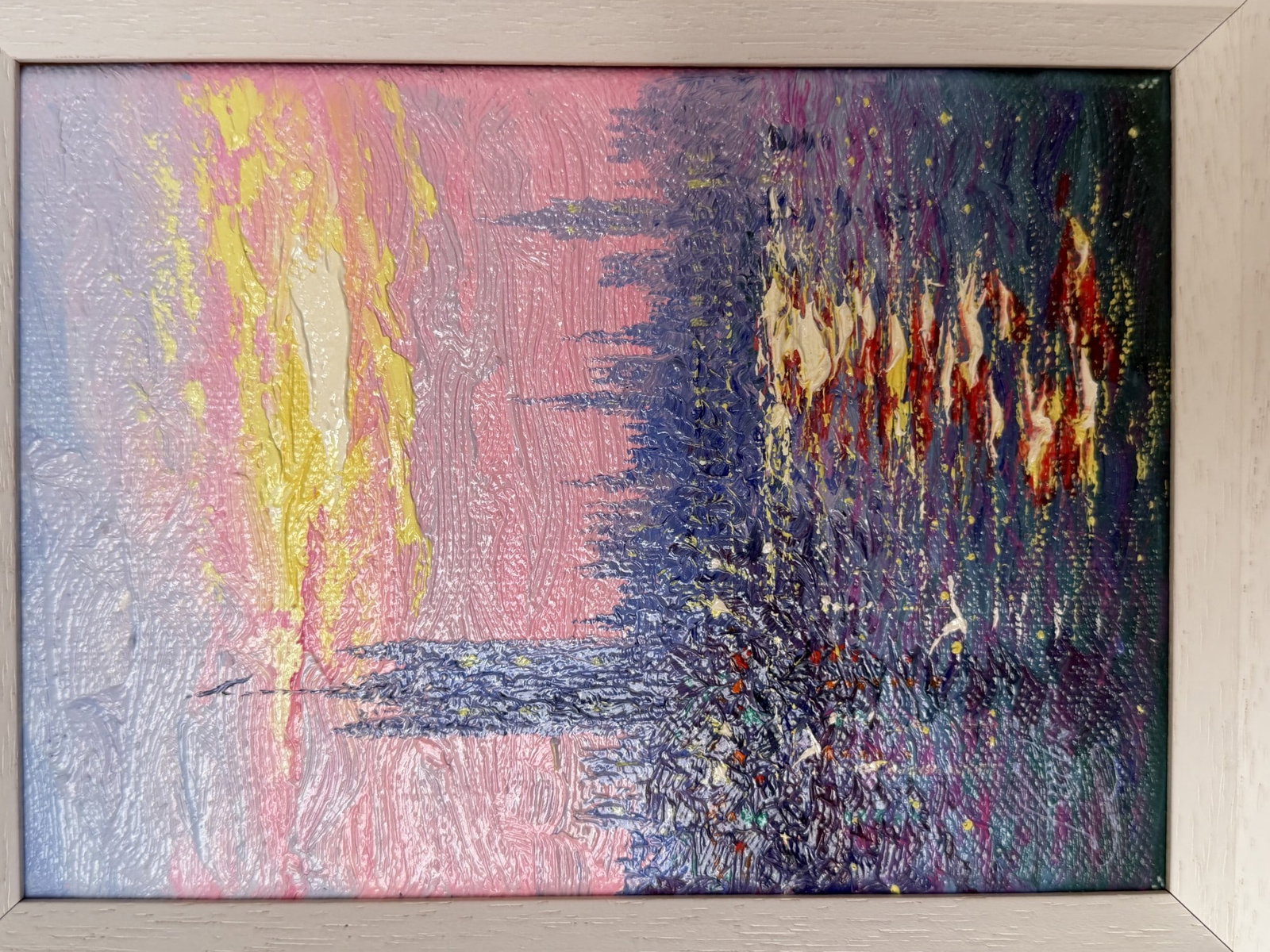 'Sunshine Sparkle Westminster' Original oil on canvas by Andrew Grant Kurtis - 4