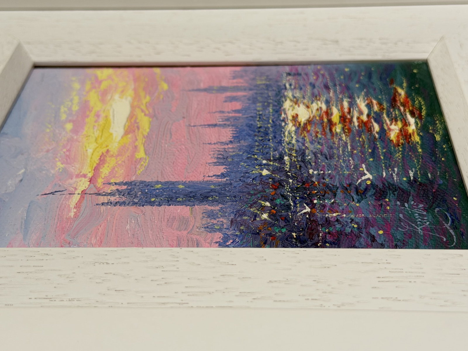 'Sunshine Sparkle Westminster' Original oil on canvas by Andrew Grant Kurtis - 6