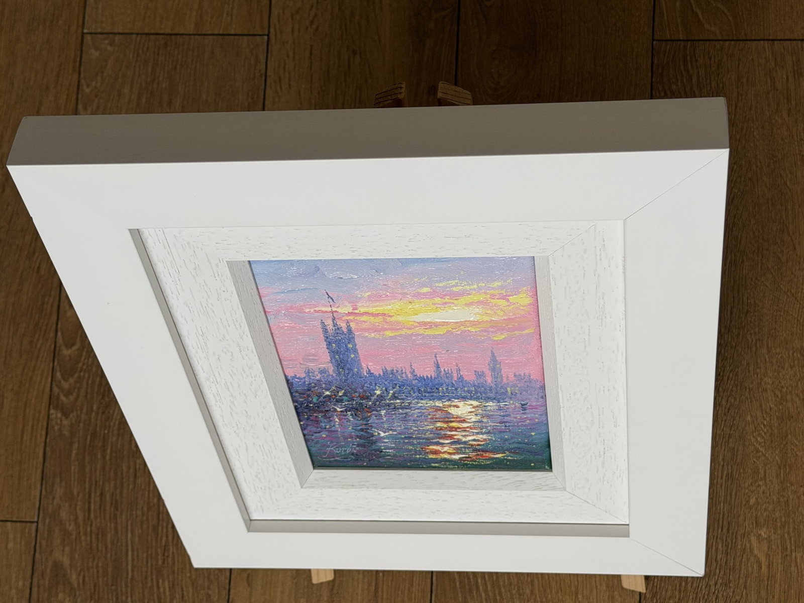 'Sunshine Sparkle Westminster' Original oil on canvas by Andrew Grant Kurtis - 7