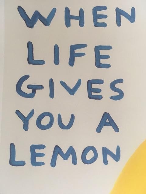 David Shrigley OBE (b 1968) ‘When Life Gives You A Lemon’ Lithograph, Editioned, 2023 - 2