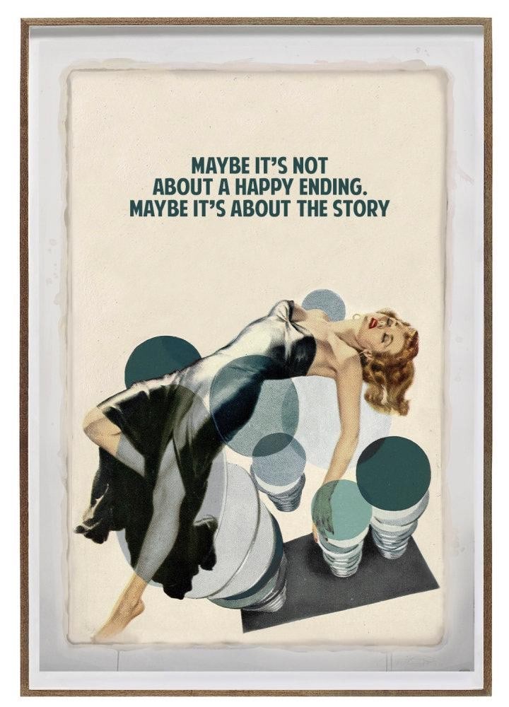 The Connor Brothers, Happy Ending, 2022: Title: The Connor Brothers, Happy Ending, 2022 Description: Artist: The Connor Brothers Title: Happy Ending, 2022 Medium: Hand coloured pigment print with acrylic and oil stick 41.5