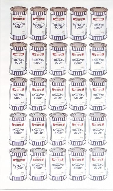 Banksy (b 1973) ‘Tesco Value Tomato Soup Can’, Lithograph Print, Framed, 2006 (1 of 6)