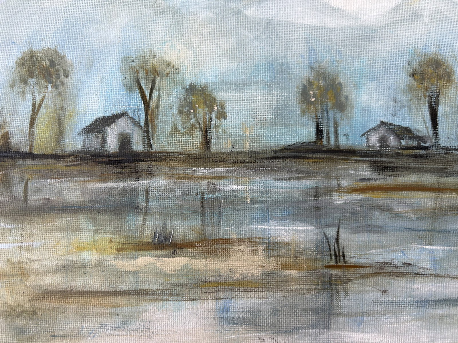 Acrylic Abstract Landscape Painting - 3