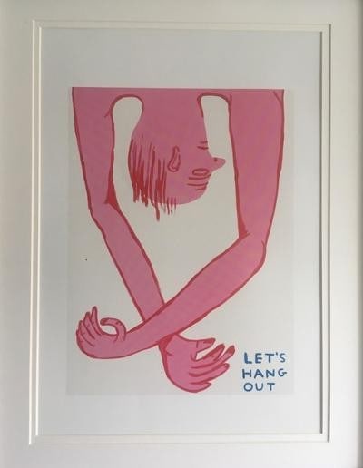 David Shrigley OBE (b 1968) ‘The Chaos’, Four Humorous Wall Hangings, Animal Thoughts, 2 - 5