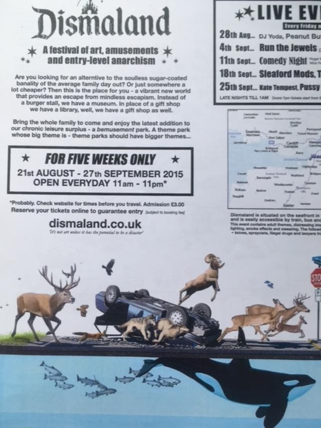 Banksy (b1974) ‘Wrong War’ & 6 Dismaland Bemusement Park Souvenirs Inc Framed Banksy Fre - 13