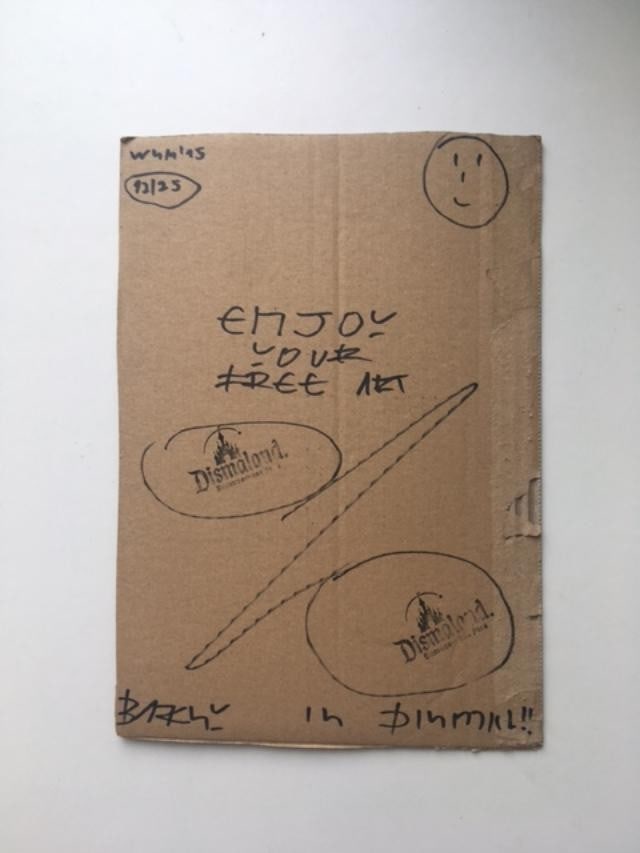 Banksy (b1974) ‘Wrong War’ & 6 Dismaland Bemusement Park Souvenirs Inc Framed Banksy Fre - 4