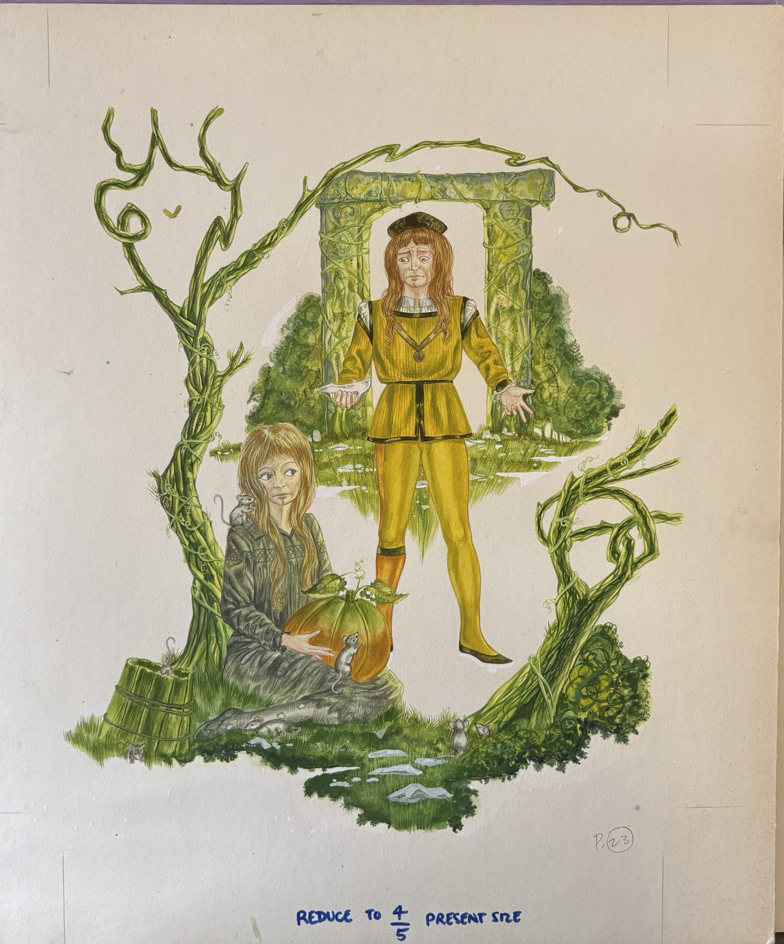 Original Artwork For Cinderella Book 1970's Andrew Skilleter Free Post In UK: Title: Original Artwork For Cinderella Book 1970's Andrew Skilleter Free Post In UK Description: This is the original, hand painted artwork for this vintage classic printed in the 1970's. Each