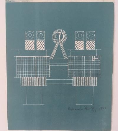 Eduardo Paolozzi (British, 1924-2005) 'Metalisation' Screen print & Etching, Signed, One Off, 196... - 2