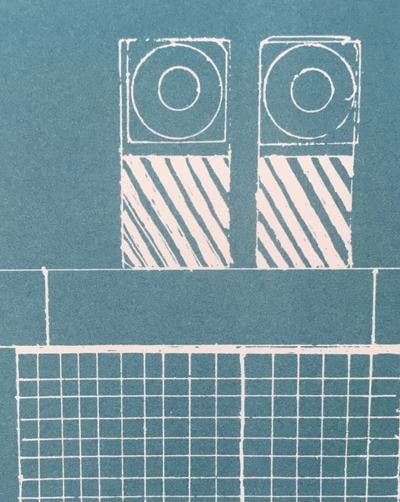 Eduardo Paolozzi (British, 1924-2005) 'Metalisation' Screen print & Etching, Signed, One Off, 196... - 8